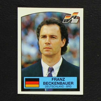 Euro 88 Nr. 051 Panini Sticker Franz Beckenbauer