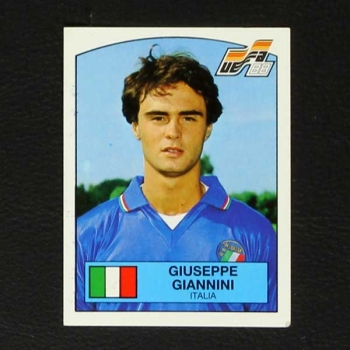 Euro 88 Nr. 092 Panini Sticker Giuseppe Giannini