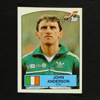 Euro 88 Nr. 189 Panini Sticker John Anderson