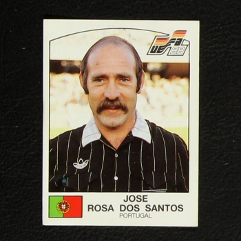 Euro 88 Nr. 265 Panini Sticker Jose Rosa Dos Santos