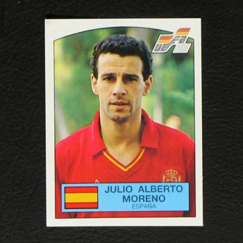 Euro 88 Nr. 139 Panini Sticker Julio Alberto Moreno