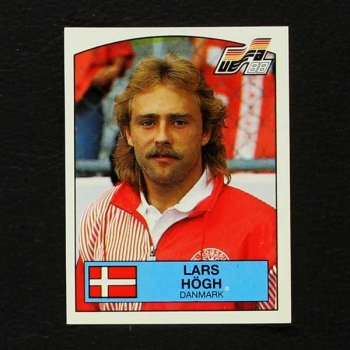 Euro 88 Nr. 107 Panini Sticker Lars Högh