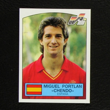 Euro 88 Nr. 135 Panini Sticker Migue Portlan