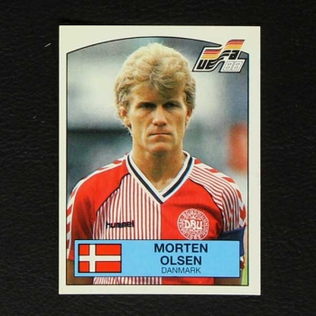 Euro 88 Nr. 110 Panini Sticker Morten Olsen