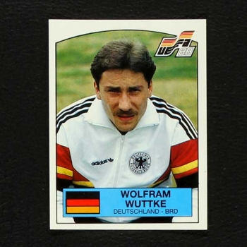 Euro 88 Nr. 064 Panini Sticker Wolfram Wuttke