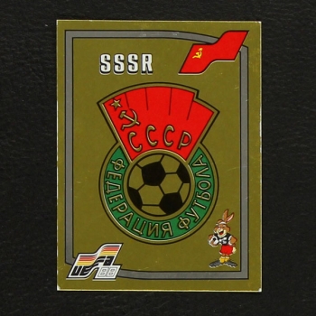 Euro 88 Nr. 239 Panini Sticker Wappen SSSR