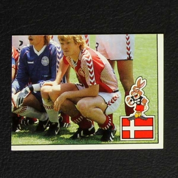 Euro 88 Nr. 102 Panini Sticker Danmark unten rechts