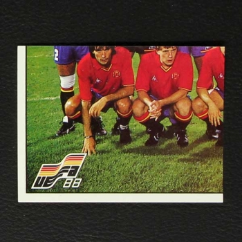 Euro 88 Nr. 128 Panini Sticker Espana unten links