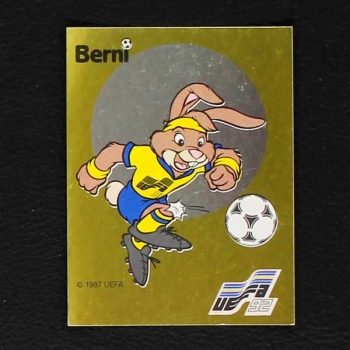 Euro 92 Nr. 002 Panini Sticker Berni