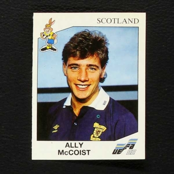 Euro 92 Nr. 162 Panini Sticker Ally McCoist