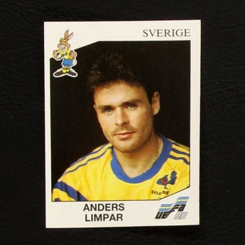 Euro 92 Nr. 030 Panini Sticker Anders Limpar