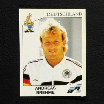 Euro 92 Nr. 201 Panini Sticker Andreas Brehme