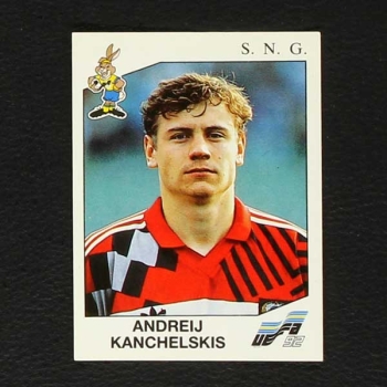 Euro 92 Nr. 179 Panini Sticker Andreij Kanchelskis