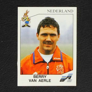 Euro 92 Nr. 131 Panini Sticker Berry van Aerle