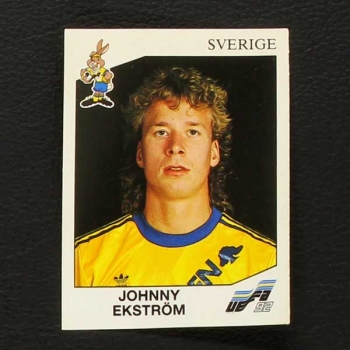 Euro 92 Nr. 038 Panini Sticker Johnny Ekström