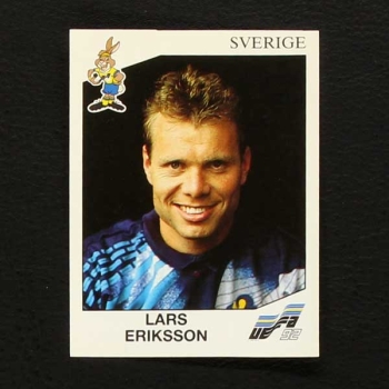 Euro 92 Nr. 019 Panini Sticker Lars Eriksson