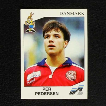 Euro 92 Nr. 229 Panini Sticker Per Pedersen