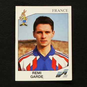 Euro 92 Nr. 058 Panini Sticker Remi Garde