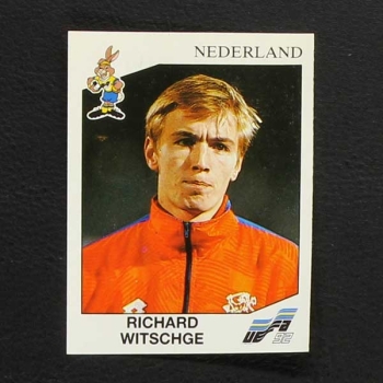 Euro 92 Nr. 128 Panini Sticker Richard Witschge