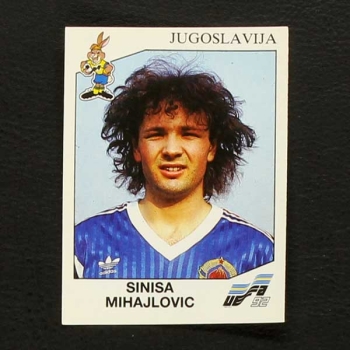 Euro 92 Nr. 083 Panini Sticker Sinisa Mihajlovic