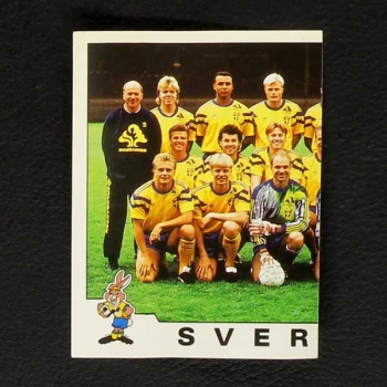 Euro 92 Nr. 014 Panini Sticker Sverige links