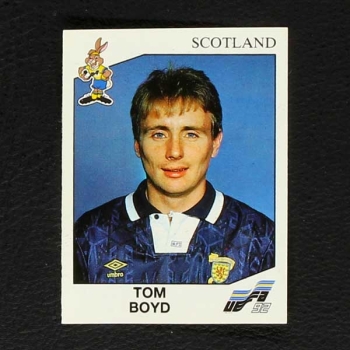 Euro 92 Nr. 152 Panini Sticker Tom Boyd