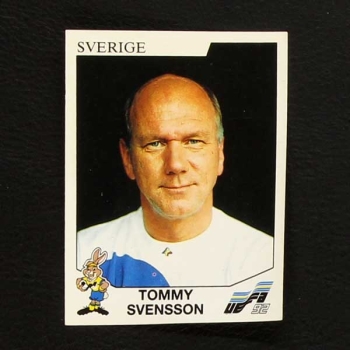 Euro 92 Nr. 018 Panini Sticker Tommy Svensson