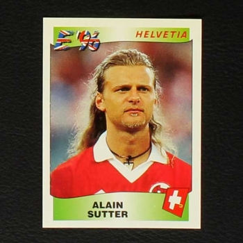 Euro 96 Nr. 067 Panini Sticker Alain Sutter