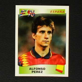 Euro 96 Nr. 130 Panini Sticker Alfonso Perez