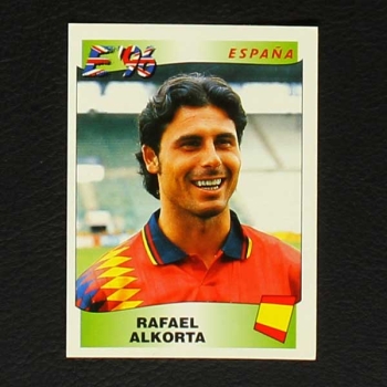 Euro 96 Nr. 122 Panini Sticker Rafael Alkorta