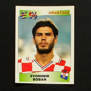 Euro 96 Nr. 345 Panini Sticker Zvonimir Boban