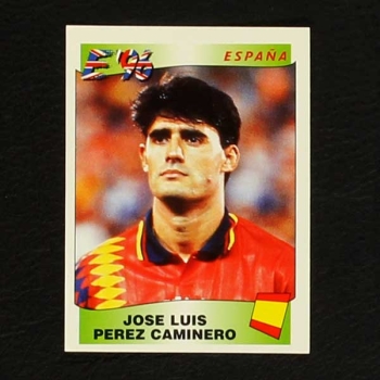 Euro 96 No. 126 Panini sticker Caminero