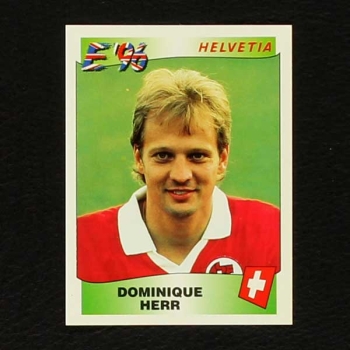 Euro 96 Nr. 062 Panini Sticker Dominique Herr