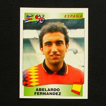 Euro 96 No. 120 Panini sticker Fernandez