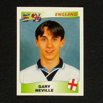 Euro 96 Nr. 038 Panini Sticker Gary Neville