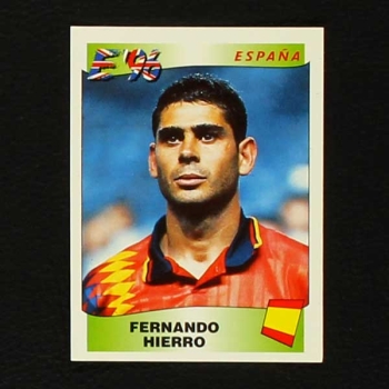 Euro 96 Nr. 124 Panini Sticker Fernando Hierro