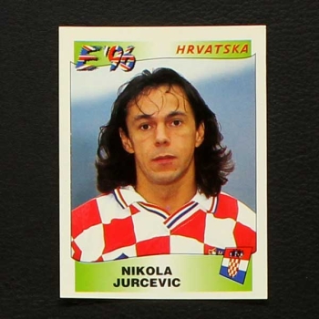 Euro 96 Nr. 344 Panini Sticker Nikola Jurcevic