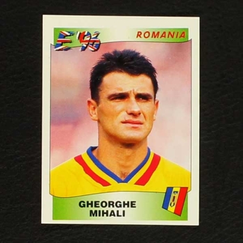 Euro 96 Nr. 162 Panini Sticker Gheorghe Mihali