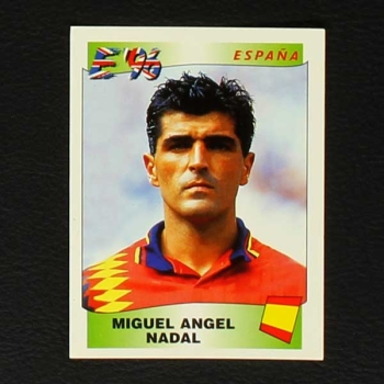 Euro 96 No. 121 Panini sticker Angel Nadal