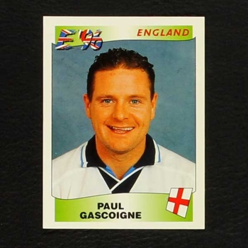 Euro 96 No. 045 Panini sticker Paul Gascoigne