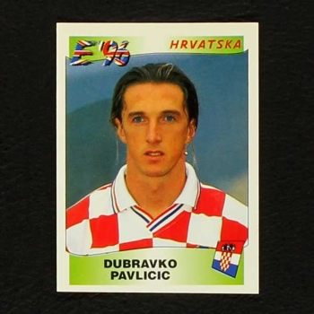 Euro 96 Nr. 341 Panini Sticker Pavlicic