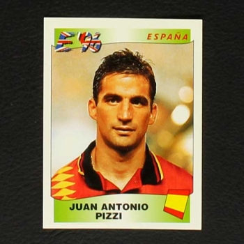 Euro 96 No. 131 Panini sticker Pizzi