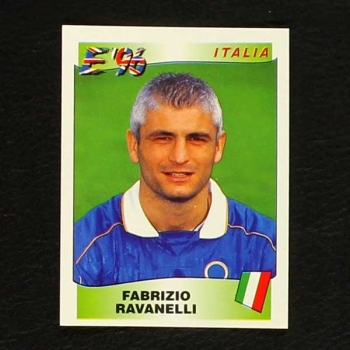 Euro 96 Nr. 252 Panini Sticker Fabrizio Ravanelli