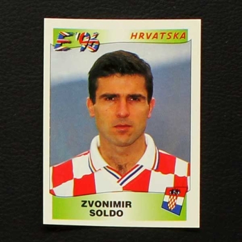 Euro 96 Nr. 343 Panini Sticker Zvonimir Soldo