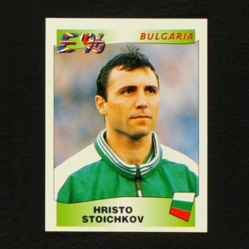 Euro 96 Nr. 152 Panini Sticker Hristo Stoichkov