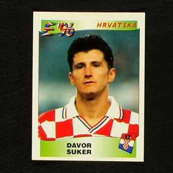 Euro 96 Nr. 350 Panini Sticker Davor Suker