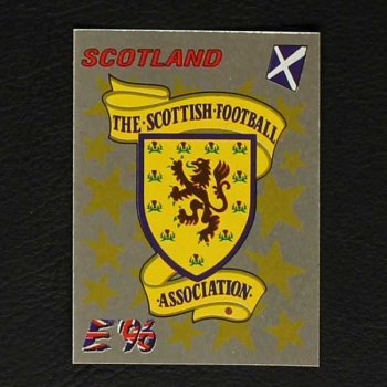 Euro 96 Nr. 095 Panini Sticker Wappen Scotland