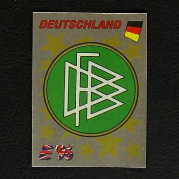 Euro 96 Nr. 195 Panini Sticker Wappen Deutschland