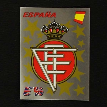 Euro 96 Nr. 115 Panini Sticker Wappen Espana