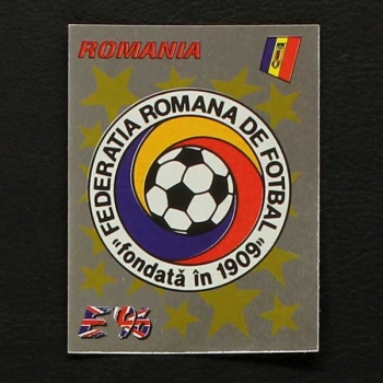 Euro 96 Nr. 155 Panini Sticker Wappen Romania